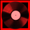 Red Vinyl with Red square around it