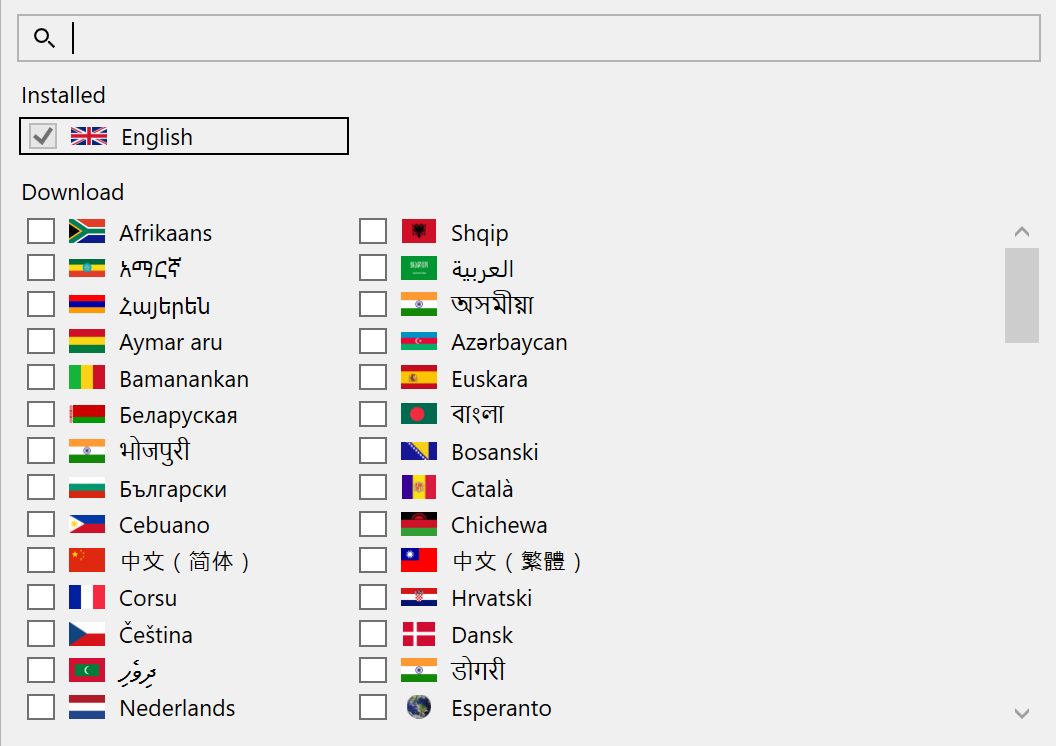 International translation