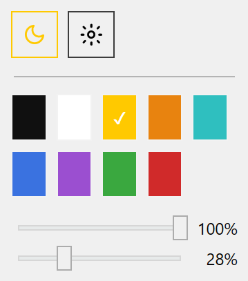 Any color Themes